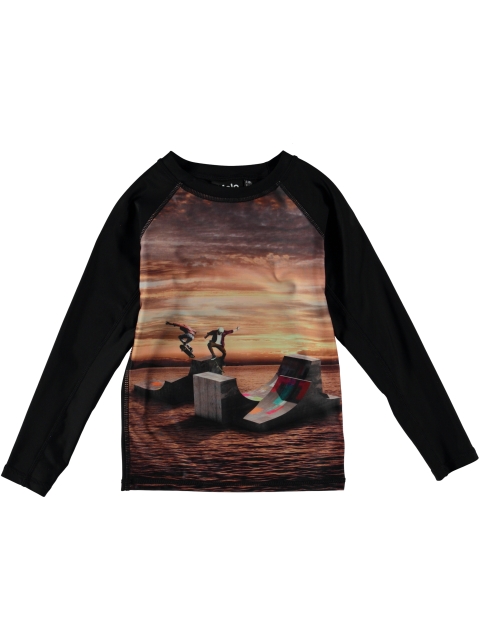 Molo Kids Neptune Long UV paita Sunset Skate